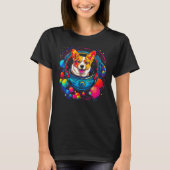Dog Welsh Corgi Astronaut T-shirt (Voorkant)