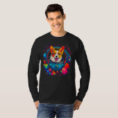 Dog Welsh Corgi Astronaut T-shirt (Voorkant volledig)