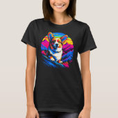 Dog Welsh Corgi Mountain T-shirt (Voorkant)