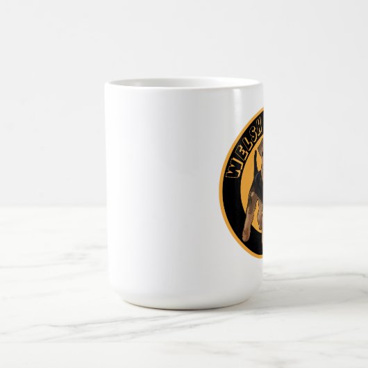 Dog Welsh Terrier Koffiemok (Center)