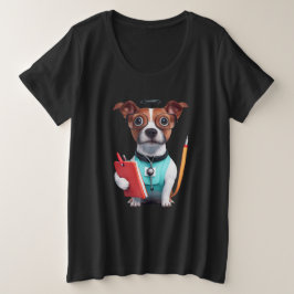 Dog Werkt als verpleegkundige, honden- en verpleeg Grote Maat T-shirt