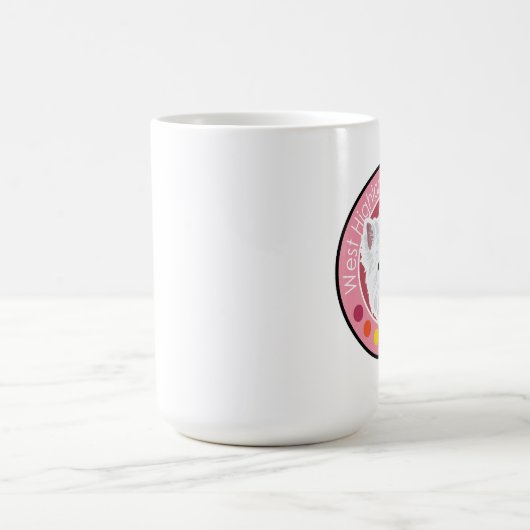 Dog West highland witte doodsangst Koffiemok (Center)