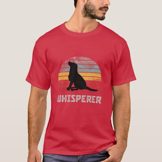 Dog Whisperer vriendinnetje T-shirt (Voorkant)