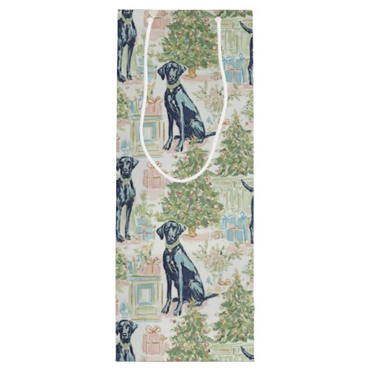 dog wijn cadeautas (Achterkant)