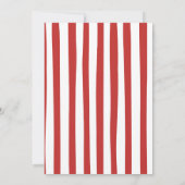 Dog Winter Holiday Party Invitation Kaart (Achterkant)