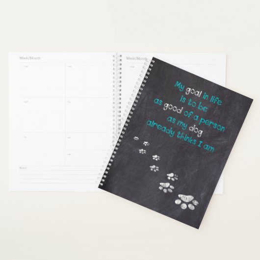 Dog Wisdom Inspirerend Citaat - het Citaat van het Planner (Display)