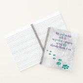 Dog Wisdom Inspirerend notebook Notitieboek (Binnen)