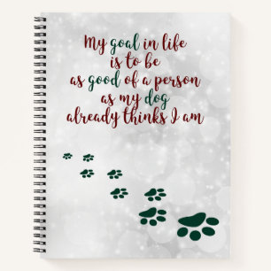 Dog Wisdom Inspirerend notebook Notitieboek