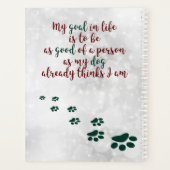 Dog Wisdom - Inspirerend Planner (Achterkant)