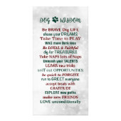 Dog Wisdom Quote Foto Afdruk (Voorkant)