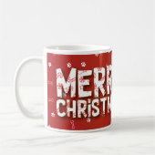 Dog Wishing you Merry Christmas Mug Koffiemok (Links)