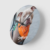 Dog with Bandana Ronde Klok (Hoek)