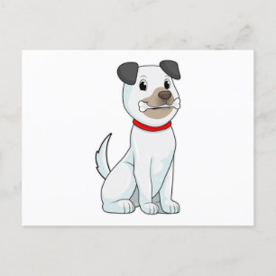 Dog with Bone Briefkaart