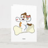 Dog with Bone Kaart (Achterkant)