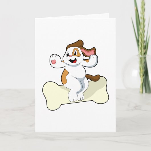 Dog with Bone Kaart (Voorkant)