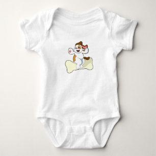 Dog with Bone Romper