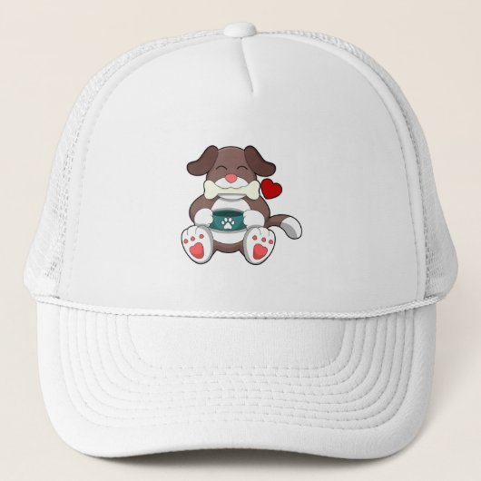 Dog with Bone Trucker Pet (Voorkant)