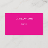 Dog with Pink Dots Company Business Cards Visitekaartje (Achterkant)