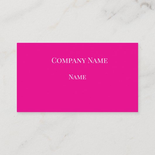 Dog with Pink Dots Company Business Cards Visitekaartje (Achterkant)