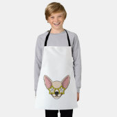 Dog with Sunglasses Schort (Gedragen)