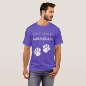 Dog Wolfamascan Eigenaar Hondenliefhebbers Dog Paw T-shirt (Voorkant volledig)