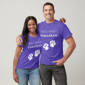 Dog Wolfamascan Eigenaar Hondenliefhebbers Dog Paw T-shirt (Unisex)