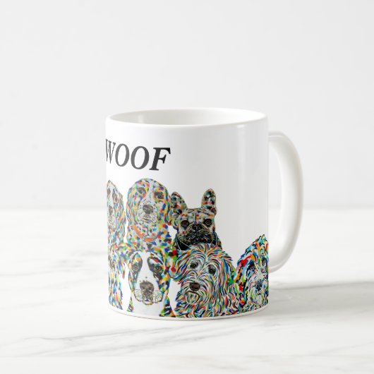 Dog Woof Mok (Voorkant rechts)