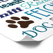 Dog Words Poster (Hoek)