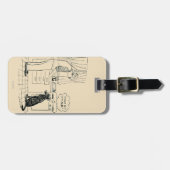 Dog wordt ouder bagagelabel (Voorkant horizontaal)