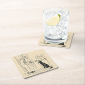 Dog wordt ouder kartonnen onderzetters (Insitu)