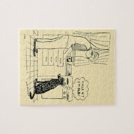 Dog wordt ouder legpuzzel (Horizontaal)