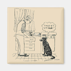Dog wordt ouder magneet