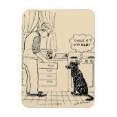 Dog wordt ouder magneet (Verticaal)
