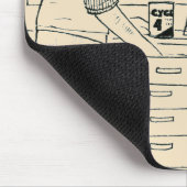 Dog wordt ouder muismat (Hoek)