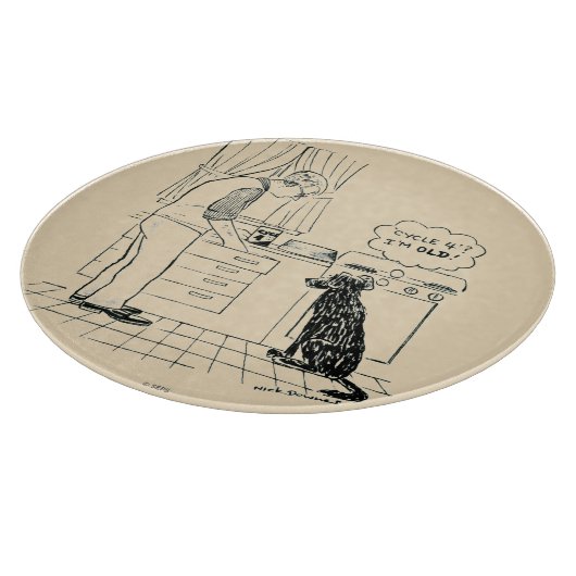 Dog wordt ouder snijplank (Hoek)