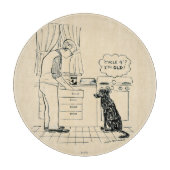 Dog wordt ouder snijplank (Voorkant)