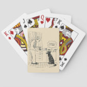 Dog wordt ouder speelkaarten (Achterkant)