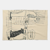 Dog wordt ouder theedoek (Horizontaal)