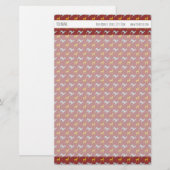 Dog Year2018 Dogs Pattern Personalized Stationery Briefpapier (Voorkant / Achterkant)