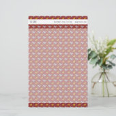 Dog Year2018 Dogs Pattern Personalized Stationery Briefpapier (Staand voorkant)