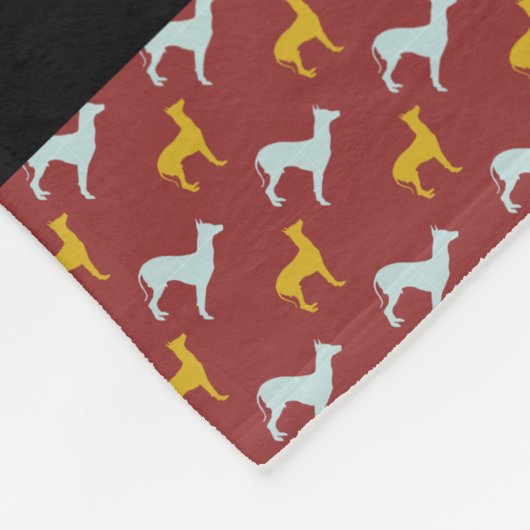 Dog Year Zodiac Birthday Monogram S Blanket Fleece Deken (Hoek)