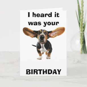 Dog Years, Birthday Card voor het 40e jaar Kaart