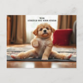 Dog Yoga Briefkaart (Voorkant)