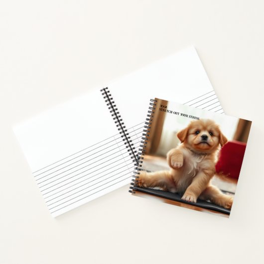 Dog Yoga Notitieboek (Binnen)