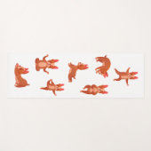 Dog Yoga Pose Mat (Voorkant (horizontaal))