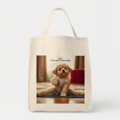 Dog Yoga Tote Bag (Voorkant)