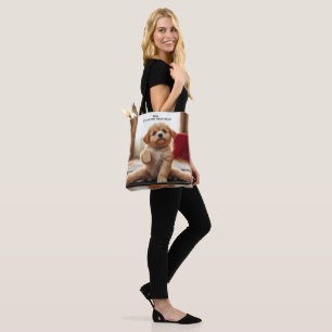 Dog Yoga Tote Bag