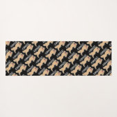 Dog Zoomies Black Yogamat (Achterkant (horizontaal))