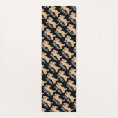 Dog Zoomies Black Yogamat (Achterkant)