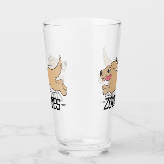 Dog Zoomies Energy Glas (Rechts)